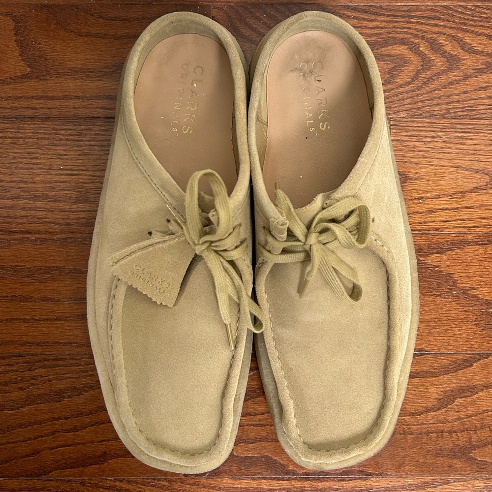 CLARKS WALLABEE CUP LO MAPLE SUEDE